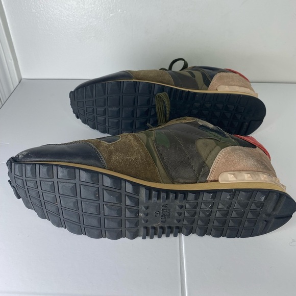 Valentino Garavani Men's Sneakers Camouflage Runner Trainers - Picture 5 of 8